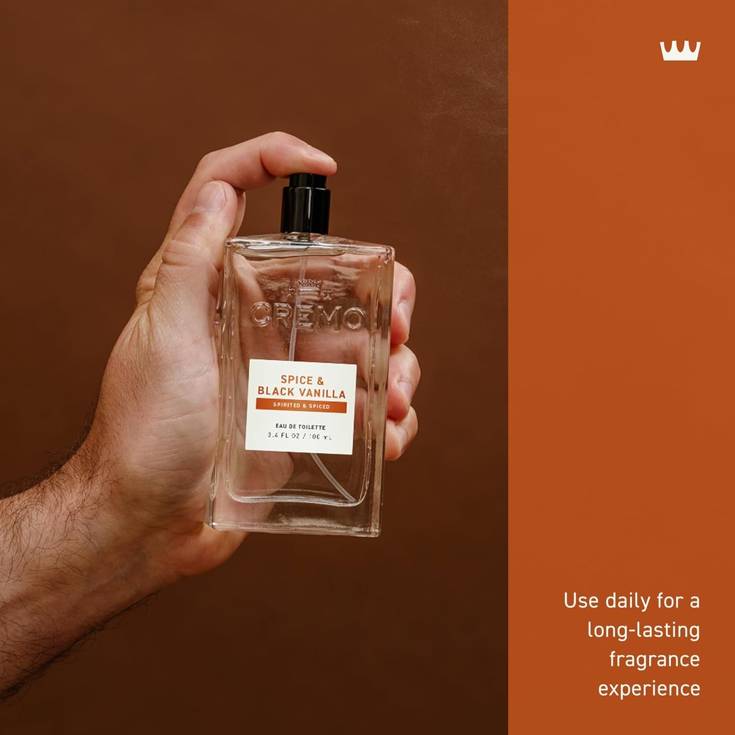 Cologne for Men - Spice & Black Vanilla Mens Cologne Spray, an Explosion of Vibrant Spices, Dark Woods and Black Vanilla, Multi-Layered Signature Men'S Fragrances, 3.4 Fl Oz