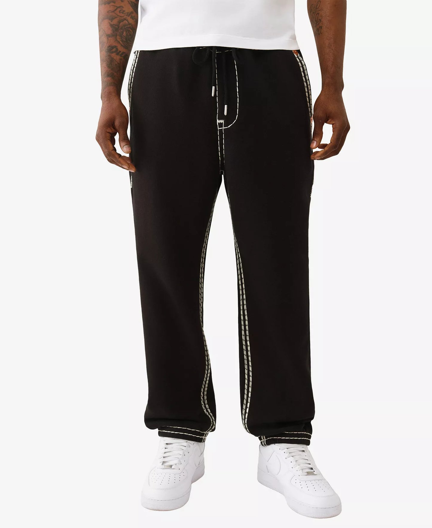 True Religion Men's Super QT Pull-On Jogger Pants