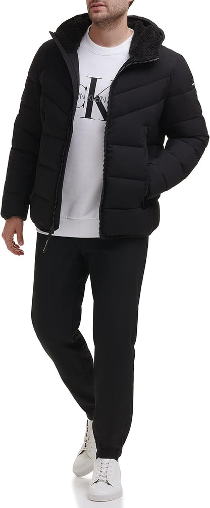 Mens Heavyweight Short Puffer